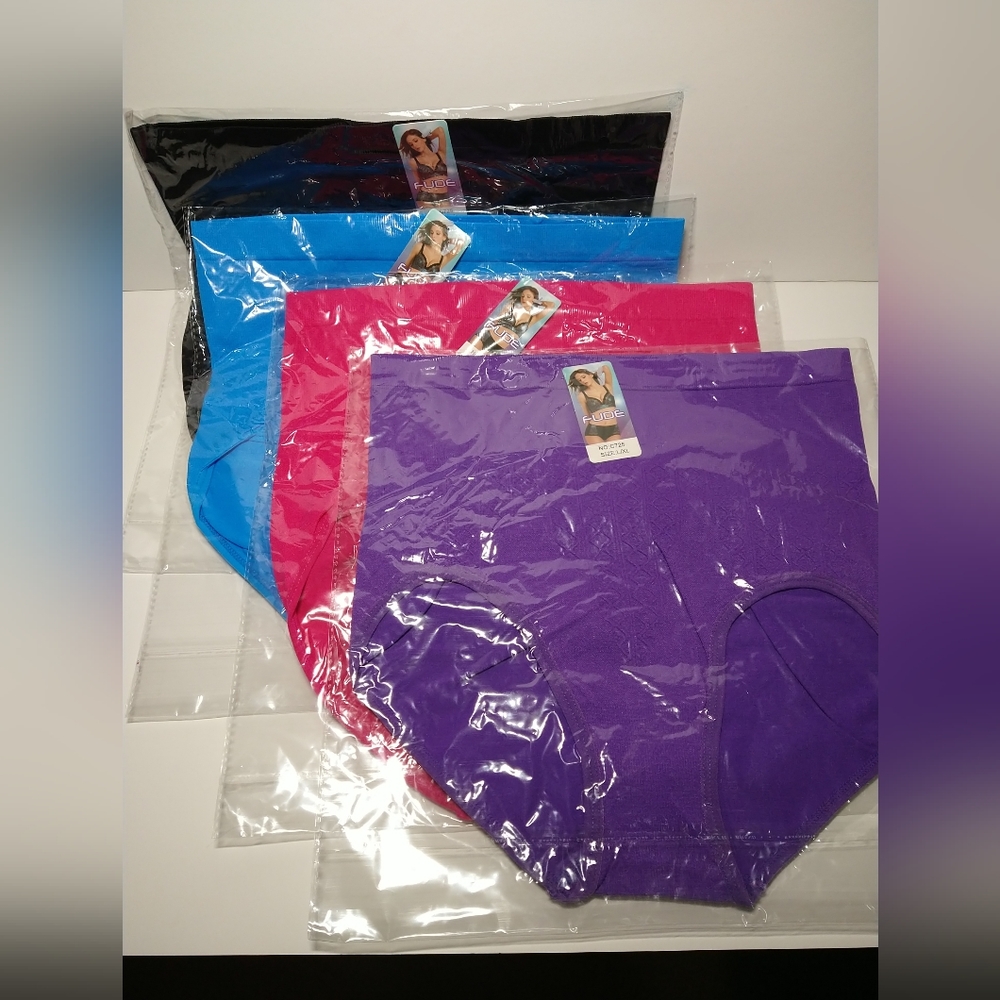 Fude~Tummy Control Body Shapewear 4PK Size L/XL